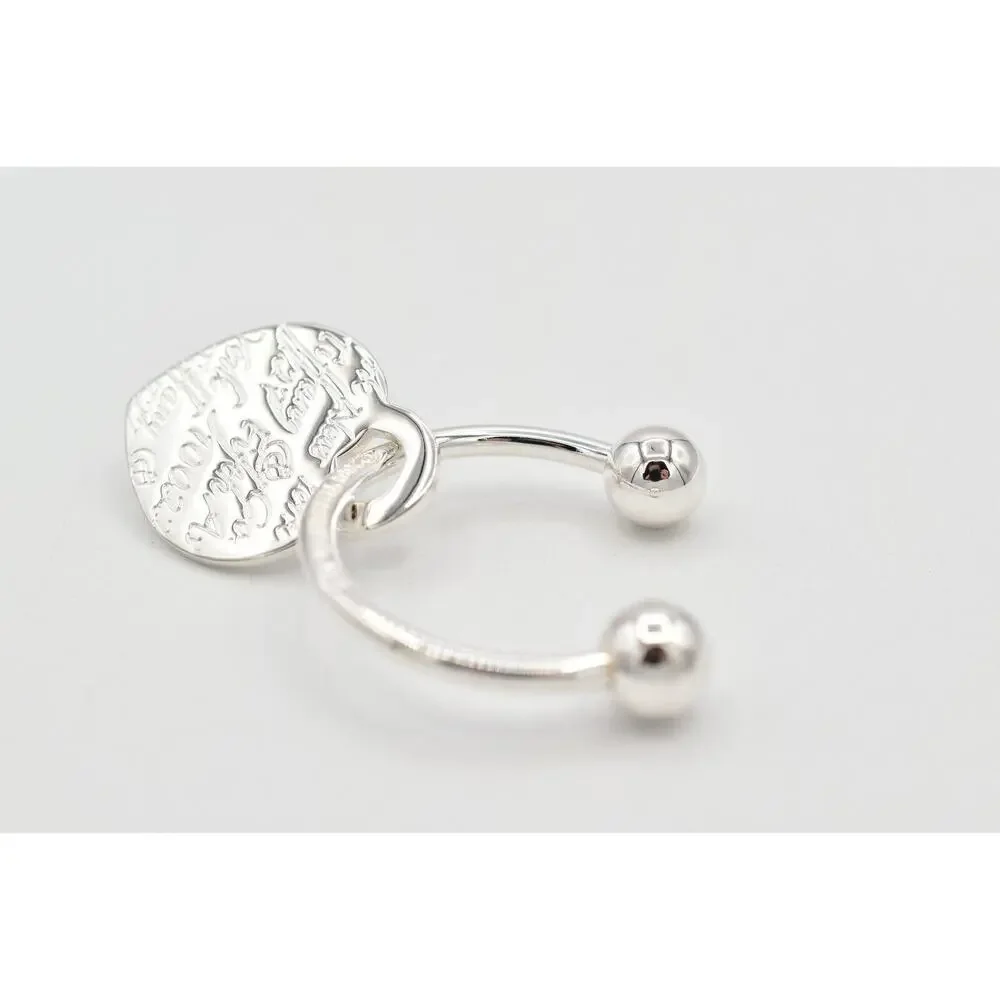 Tiffany & Co. Horseshoe Keyring Tiffany Notes Heart Charm Sterling Silver 925